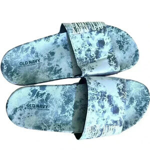 Old Navy Unisex Blue Slides Size 6-7